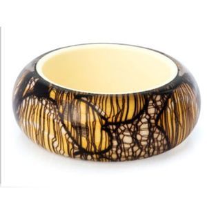 NIB KIPEPEO Satine Vintage Lace Bangle Bracelet